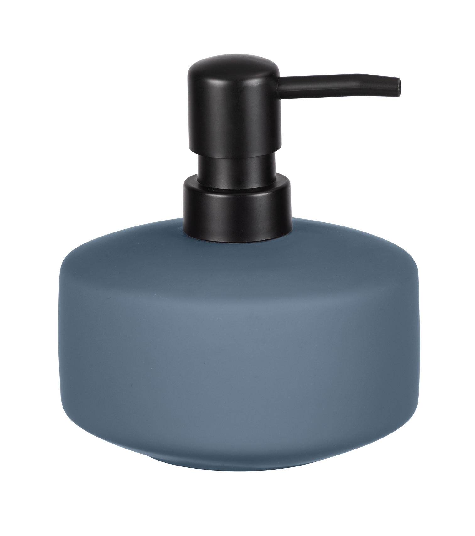 SEIFENSPENDER AVELLINO  - Blau/Schwarz, Basics, Keramik/Kunststoff (10,5/12,5/10,5cm) - Wenko