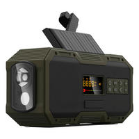 LED VÉSZVILÁGÍTÁS - olívazöld/fekete, Basics, műanyag (17,4/5,5/7,9cm) - Mican