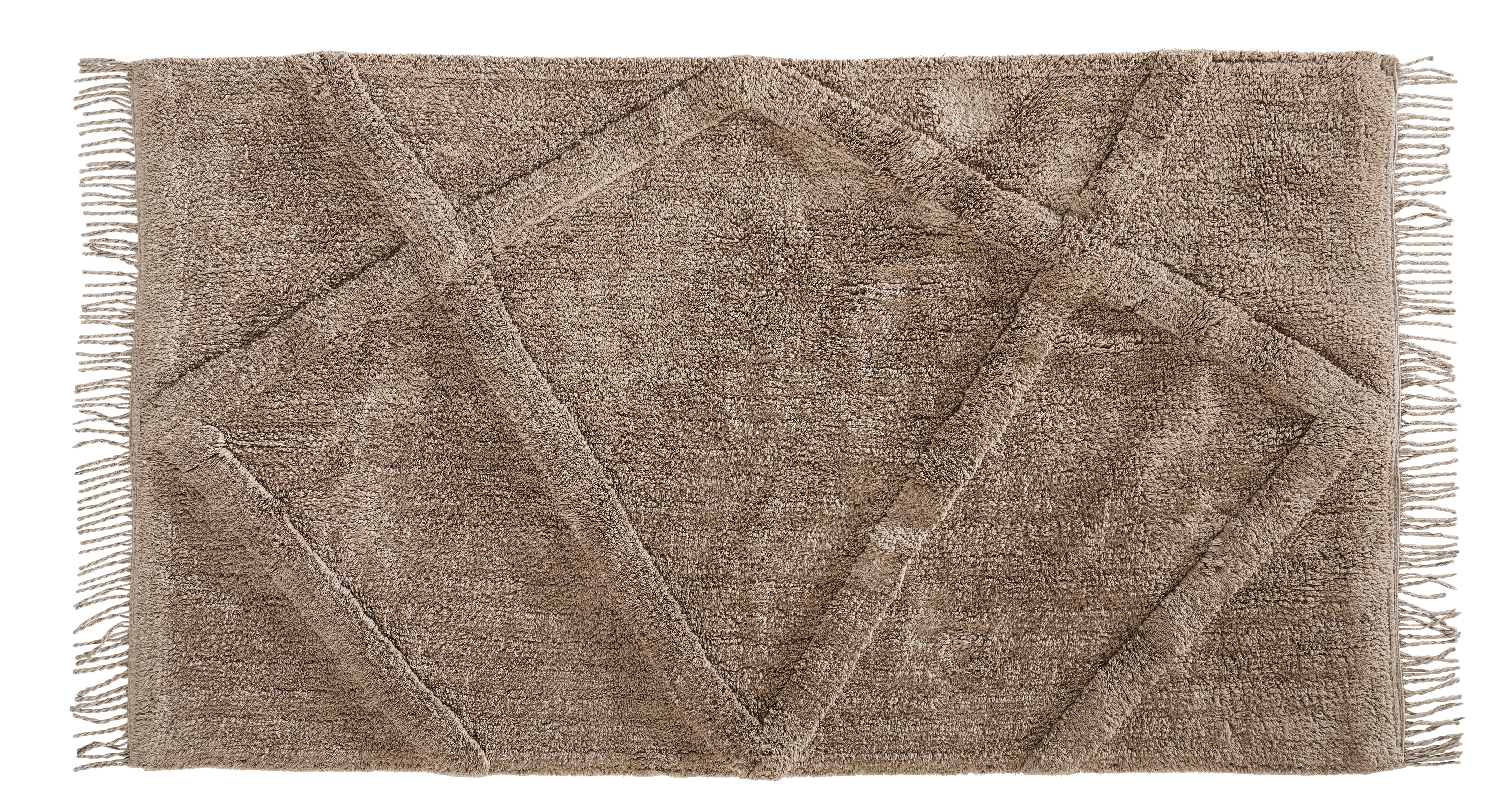 BADRUMSMATTA  70/120 cm  taupe   - taupe, Natur, textil (70/120cm) - Bio:Vio