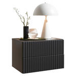 NACHTKÄSTCHEN 42/28/30 cm  in Graphitfarben  - Graphitfarben, KONVENTIONELL, Holzwerkstoff (42/28/30cm) - Carryhome