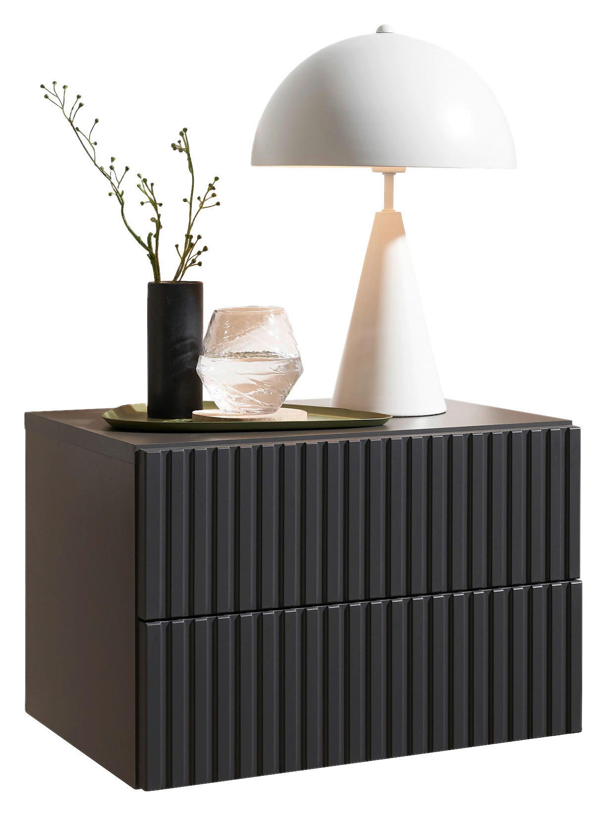 Noptieră, 42/28/30 cm, grafit