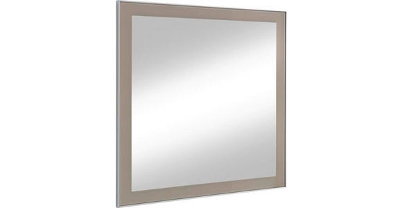 WANDSPIEGEL 80/77/2 cm    - Taupe, Design, Glas (80/77/2cm) - Novel