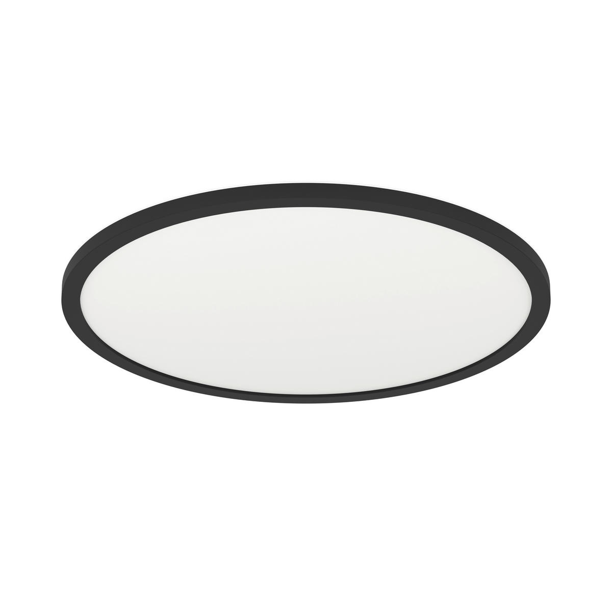 STROPNÍ LED SVÍTIDLO, 39/3 cm  - bílá/černá, Basics, plast (39/3cm) - Eglo