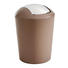 TISCHABFALLEIMER 1,7 L - Taupe/Chromfarben, Basics, Kunststoff (15/21cm)