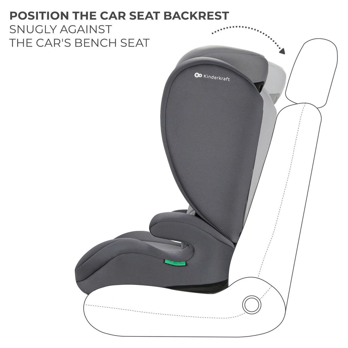 KINDERAUTOSITZ i-Spark  - Hellgrau/Grau, Basics (44/79/39cm) - kinderkraft