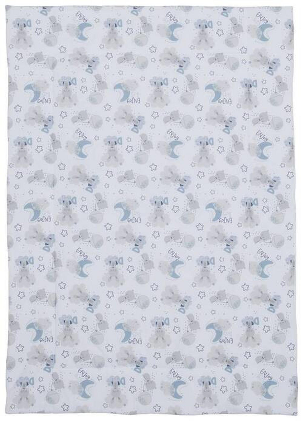 DEKICA ZA PUZANJE  100/145 cm       TIMMY BLUE  - siva/plava, Basics, tekstil (100/145cm) - Avelia