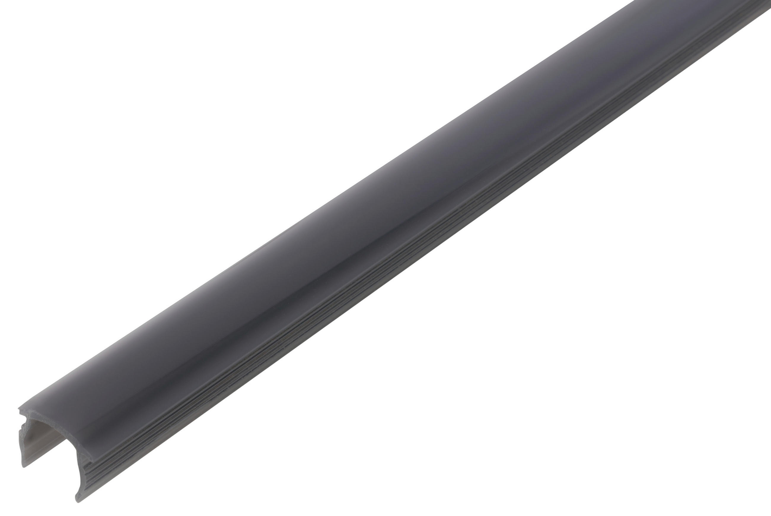 ABDECKKAPPEN  - Grau, Basics, Kunststoff (130/1,2-1,3/1cm) - Briloner
