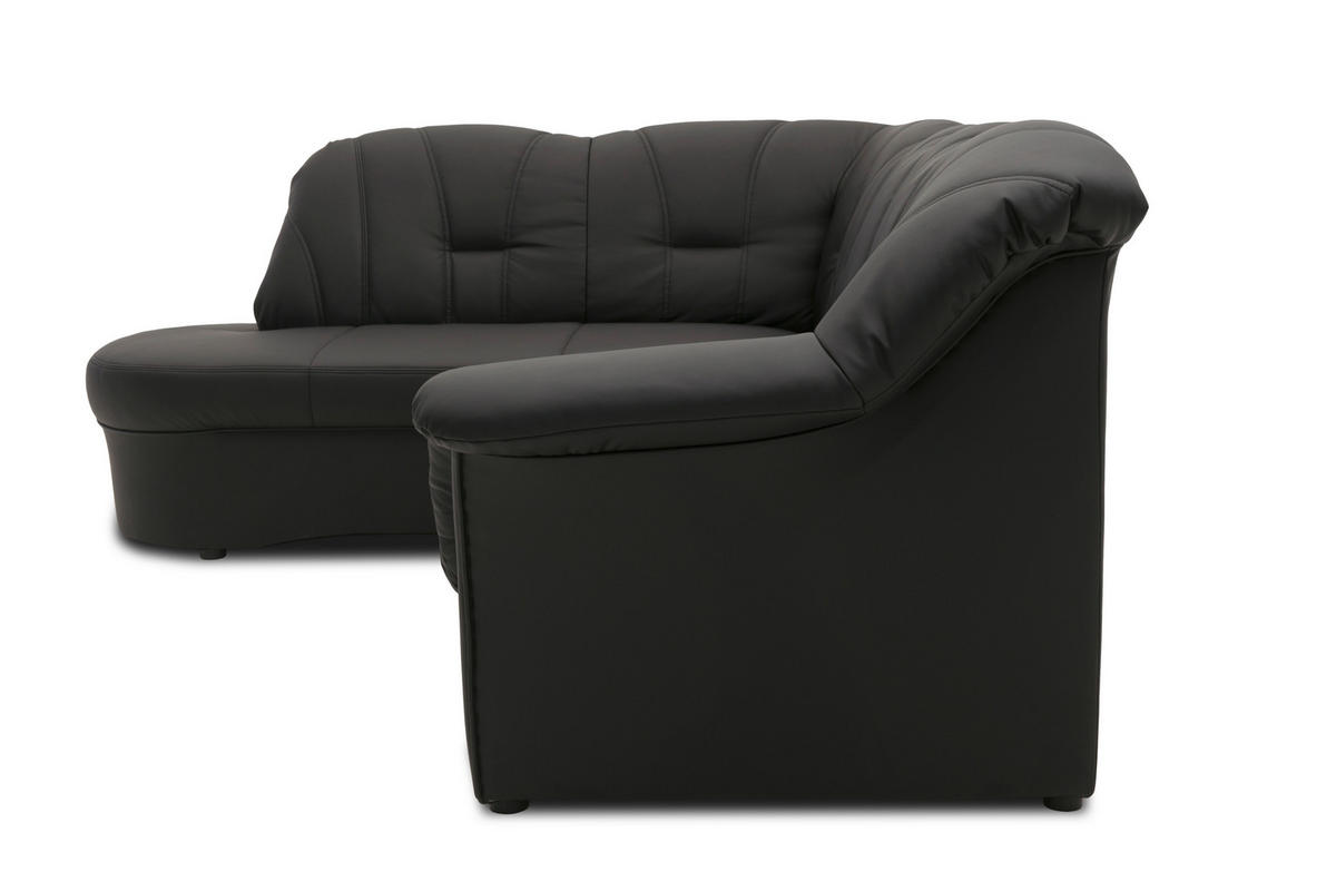 Freisteller von MID.YOU ECKSOFA Schwarz Lederlook.