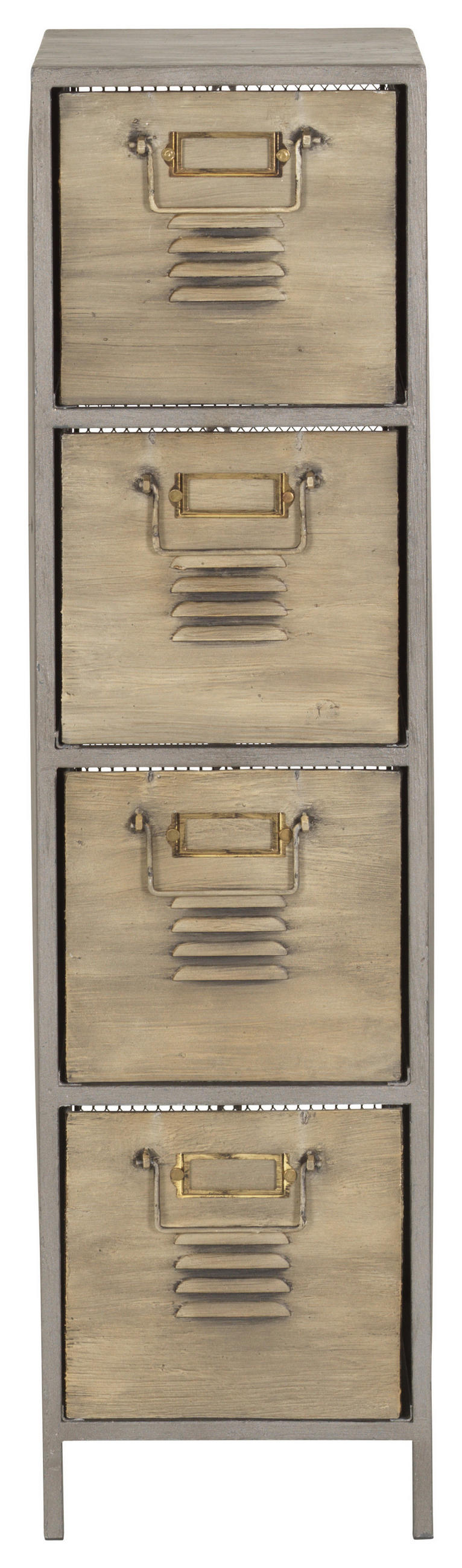 KOMMODE Grau - Grau, Trend, Metall (26/98,5/31cm) - Landscape
