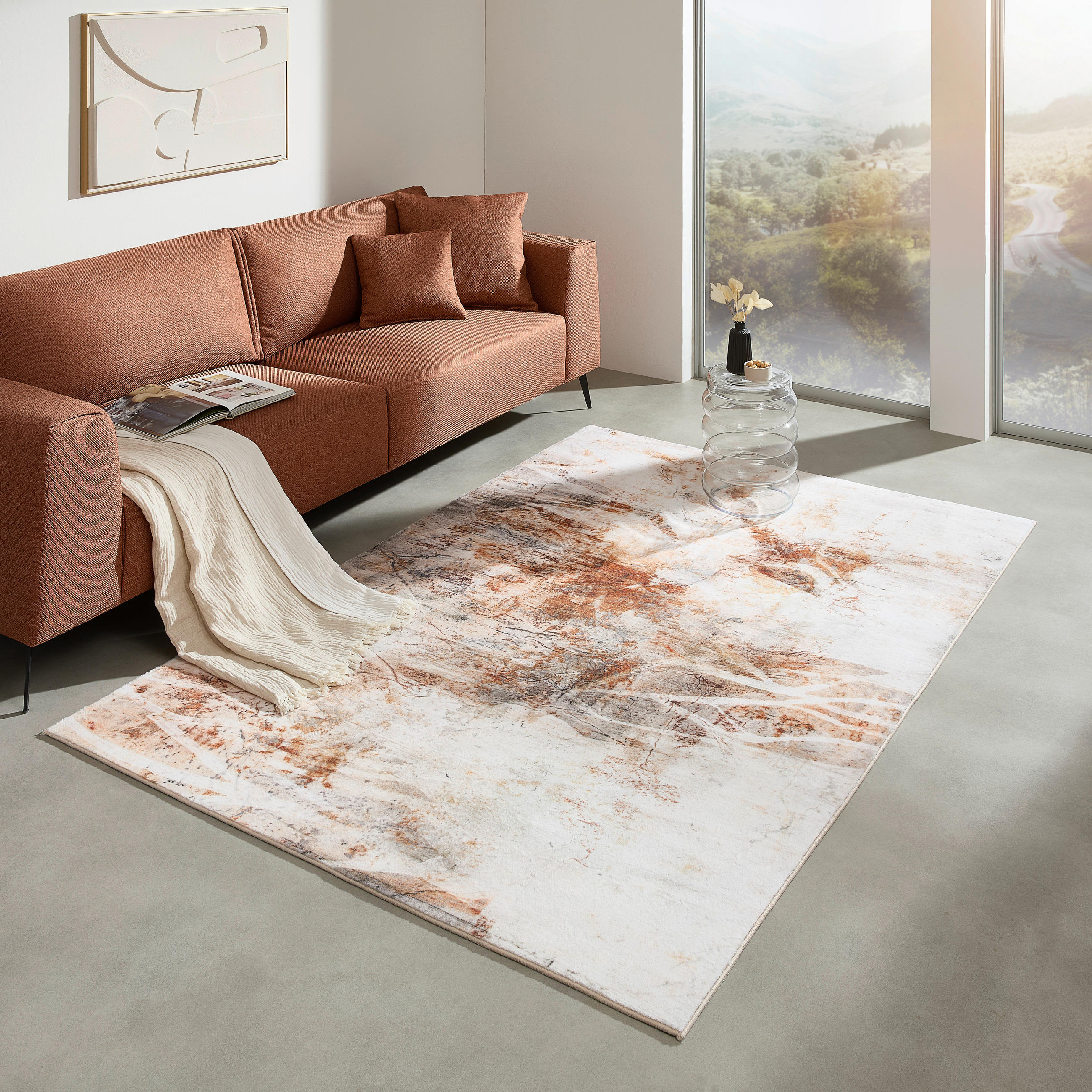 WEBTEPPICH 140/200 cm Braun, Multicolor  - Multicolor/Braun, Design, Textil (140/200cm) - Novel