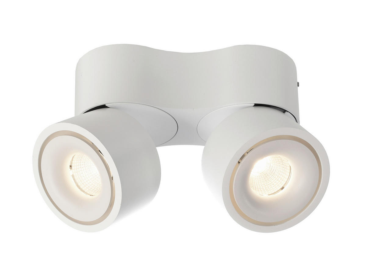 LED-DECKENSTRAHLER - Weiss, Konventionell, Metall (16/7/9cm)