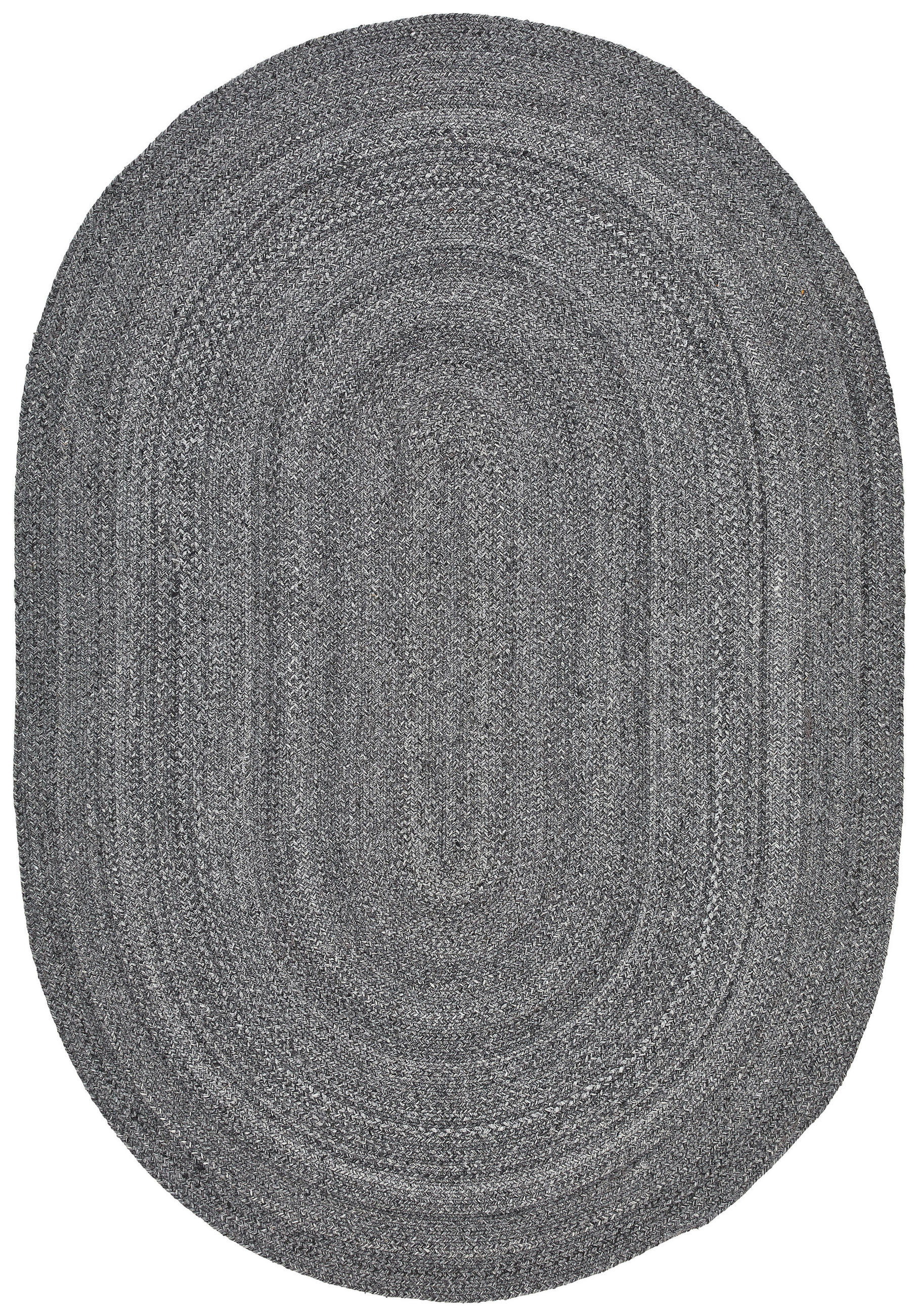 OUTDOORTEPPICH 160/230 cm Luzern Oval Anthrazit, Grau  - Anthrazit/Grau, Basics, Textil (160/230cm) - Ambia Garden