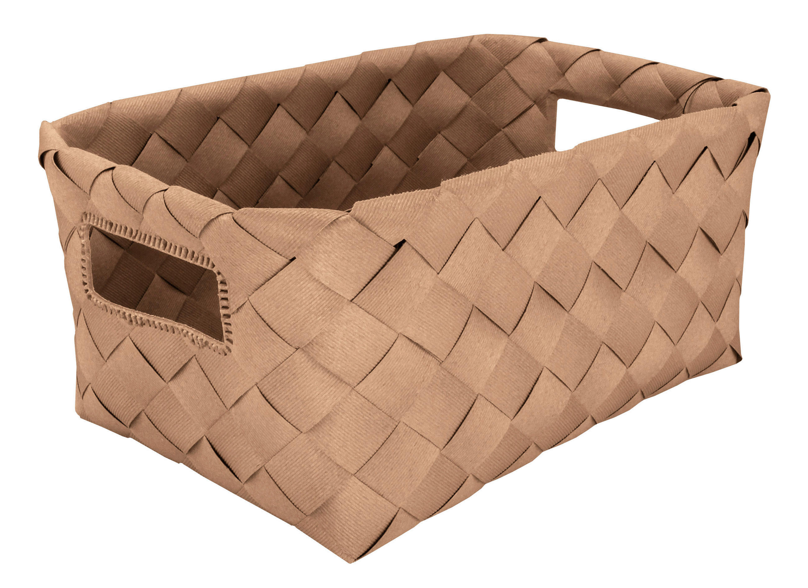 COȘULEȚ PENTRU DEPOZITARE    28/18,5/12 cm  - coniac, Basics, plastic (28/18,5/12cm) - Kleine Wolke