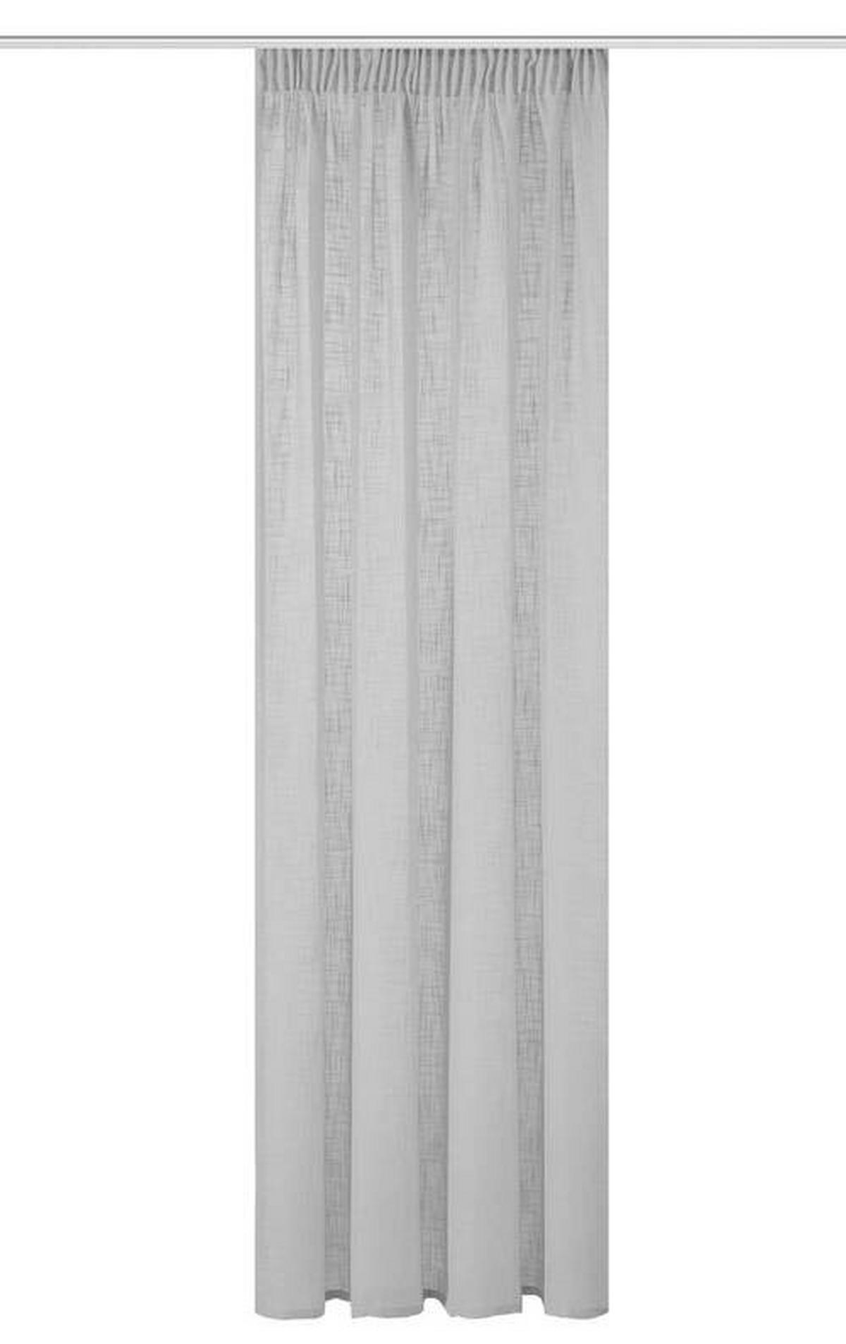 FERTIGVORHANG halbtransparent  - Grau, Basics, Textil (140/225cm)