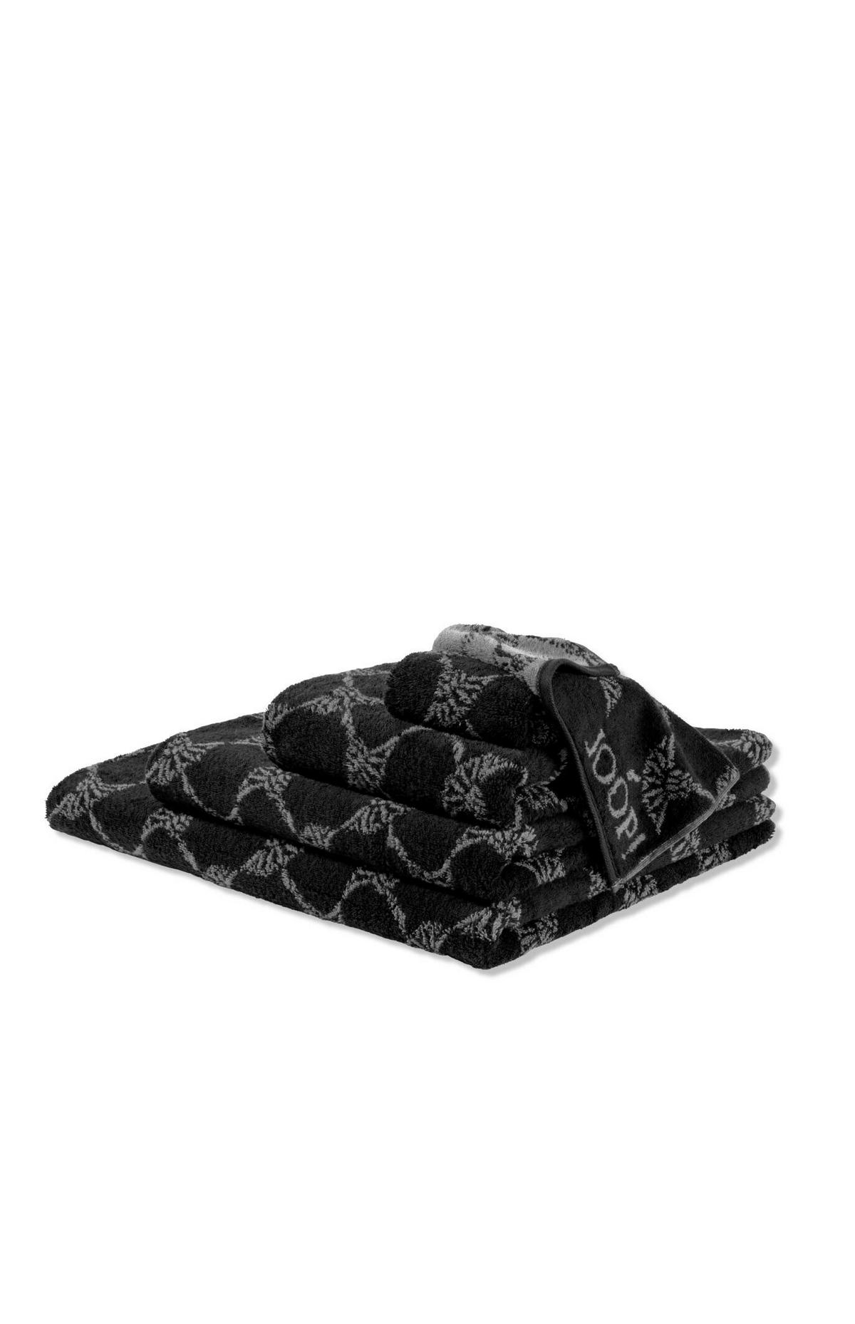 SEIFTUCHSET 30/30 cm JOOP! CLASSIC Schwarz 3-teilig  - Schwarz, Basics, Textil (30/30cm) - Joop! Living