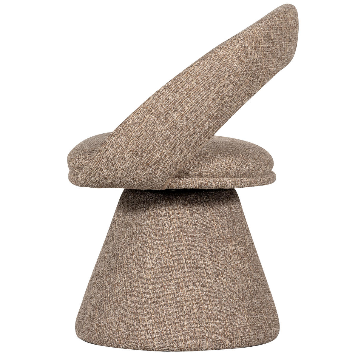 ARMLEHNSTUHL  Sitzfläche 360° drehbar Webstoff  - Naturfarben, MODERN, Textil (63/80/57cm) - Livetastic