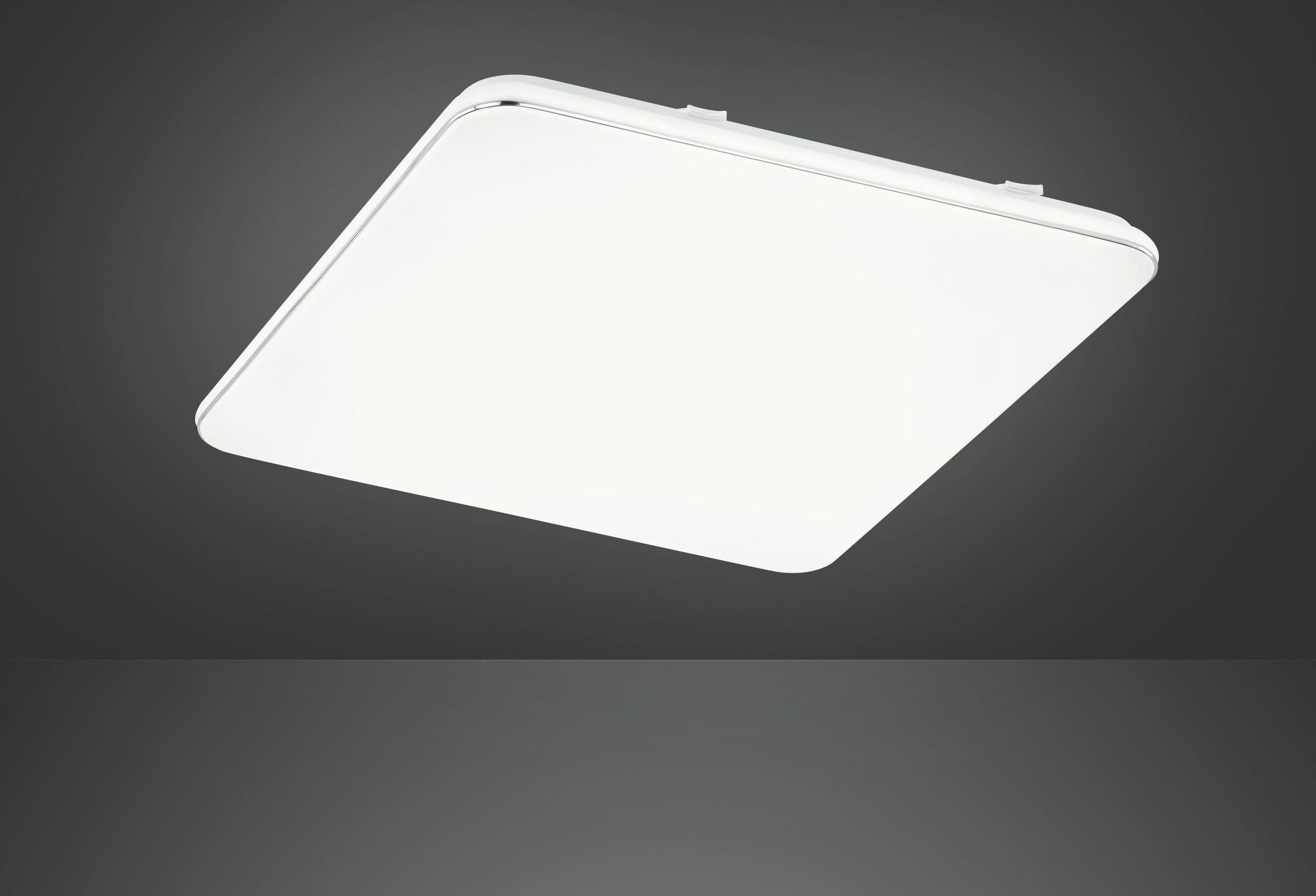 LED-DECKENLEUCHTE ALDO 53/5/53 cm   - Weiß, Design, Kunststoff (53/5/53cm) - Fischer & Honsel