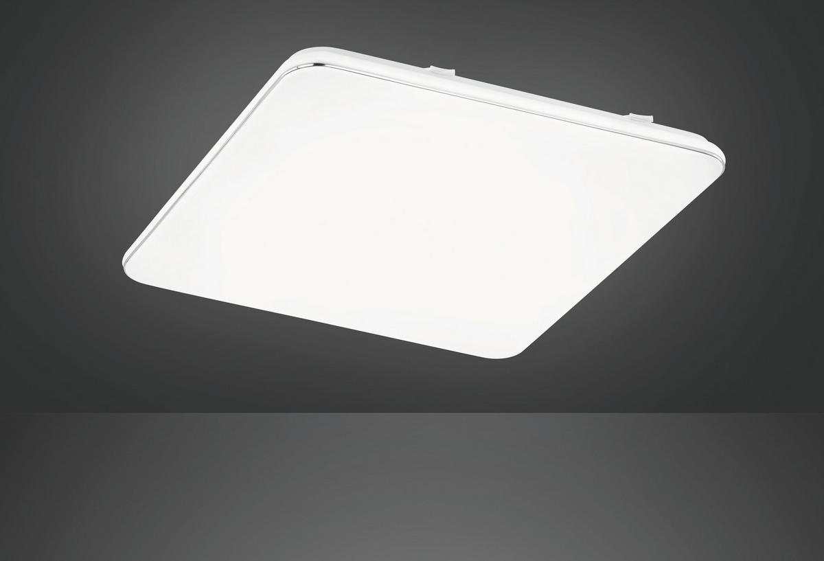 LED-DECKENLEUCHTE ALDO 53/5/53 cm   - Weiß, Design, Kunststoff (53/5/53cm) - Fischer & Honsel