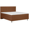 BOXSPRINGBETT 140/200 cm  in Terracotta  - Terracotta/Schwarz, Modern, Textil (140/200cm) - MID.YOU