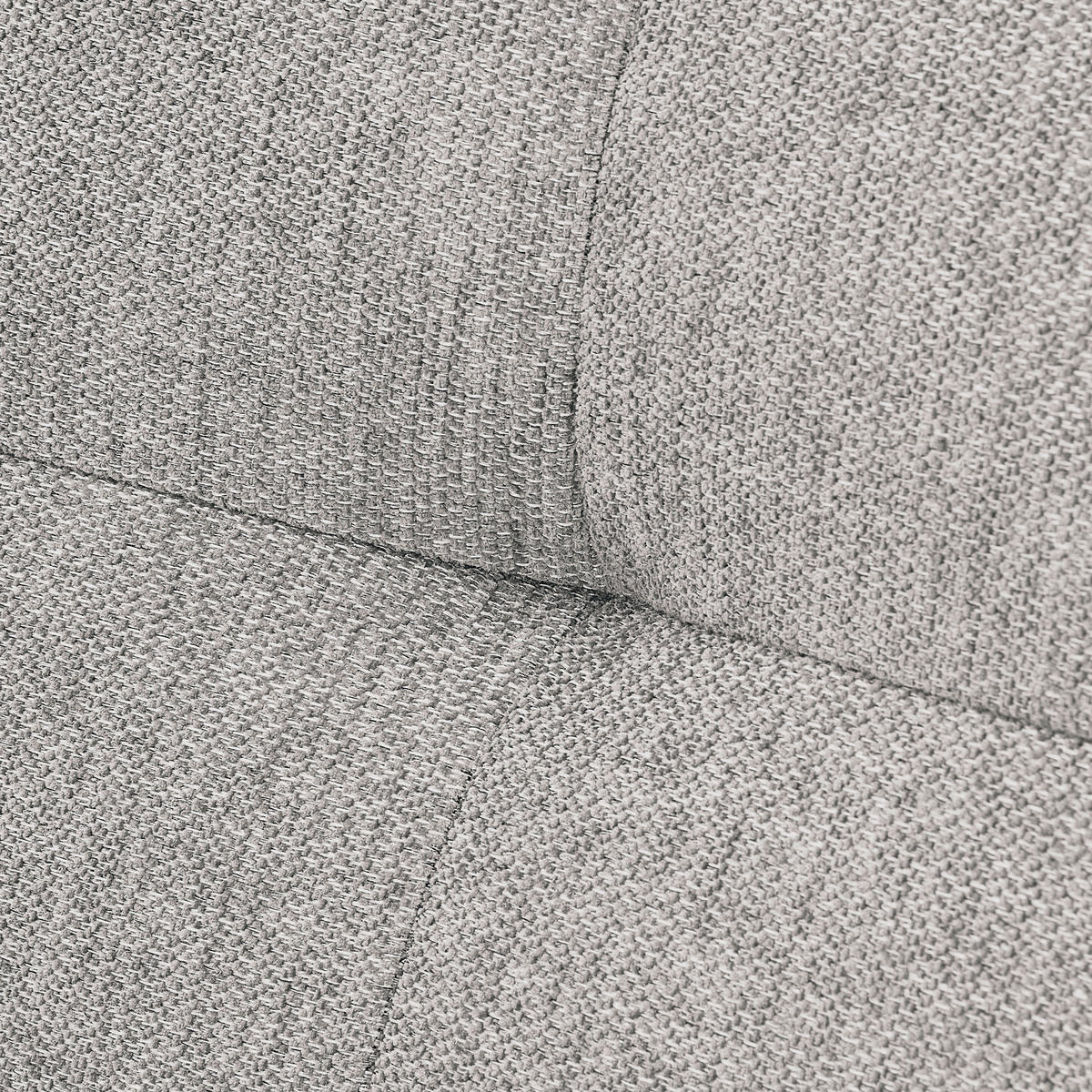 ECKSOFA in Flachgewebe Grau  - Schwarz/Grau, Konventionell, Kunststoff/Textil (189/292cm) - Carryhome