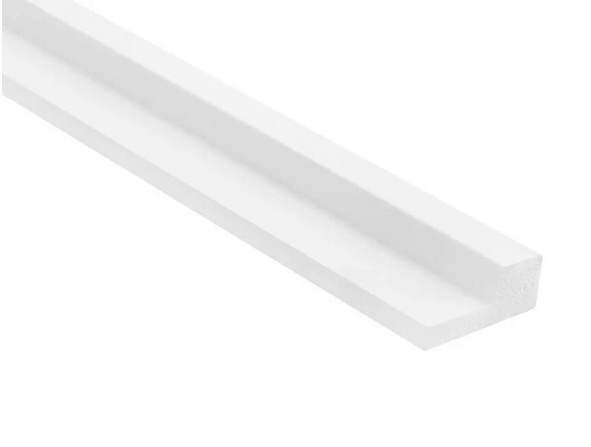 OBLOGA ZIDNA  bijela  - bijela, Basics, plastika (270/2.3/1.2cm)