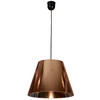 PENDELLAMPA Platino 35/35/100 cm  - kopparfärgad, Design, metall (35/35/100cm)