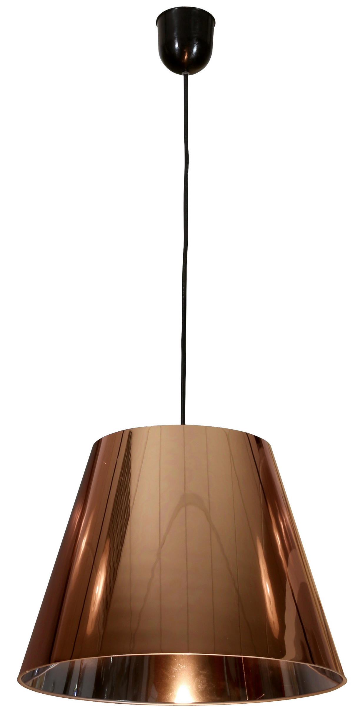 PENDELLAMPA Platino 35/35/100 cm  - kopparfärgad, Design, metall (35/35/100cm)