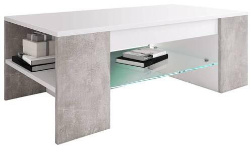 COUCHTISCH 100/50/35 cm rechteckig Grau  - Grau, MODERN, Holzwerkstoff (100/50/35cm) - MID.YOU