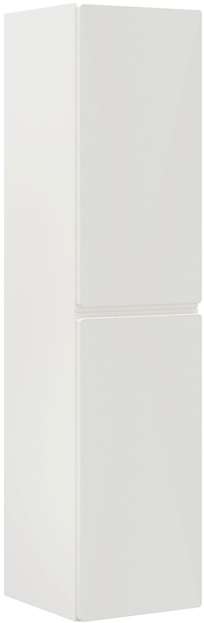 HOCHSCHRANK 35/150/33 cm  - Weiß, MODERN, Glas/Holzwerkstoff (35/150/33cm) - Welnova