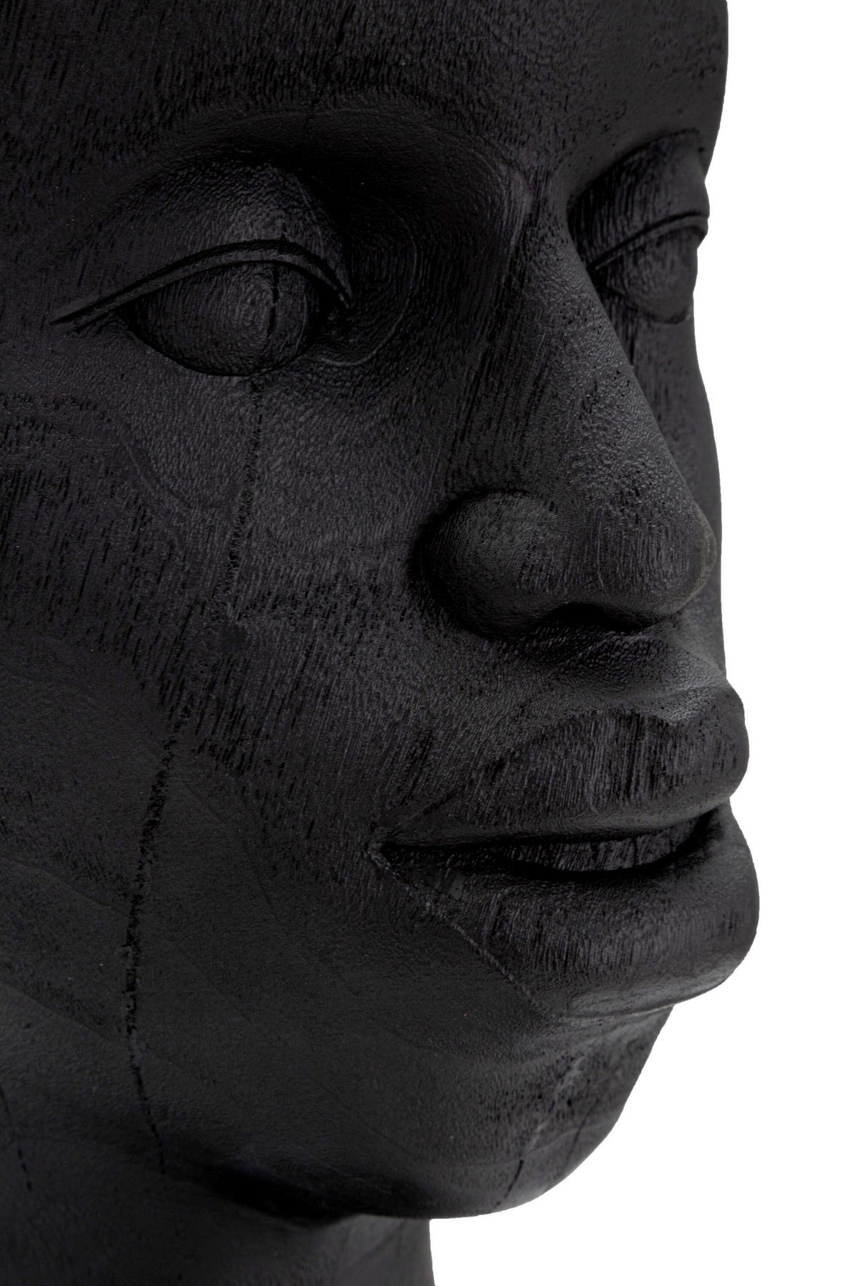 SKULPTUR - Goldfarben/Schwarz, Basics, Kunststoff (25/56/25cm)