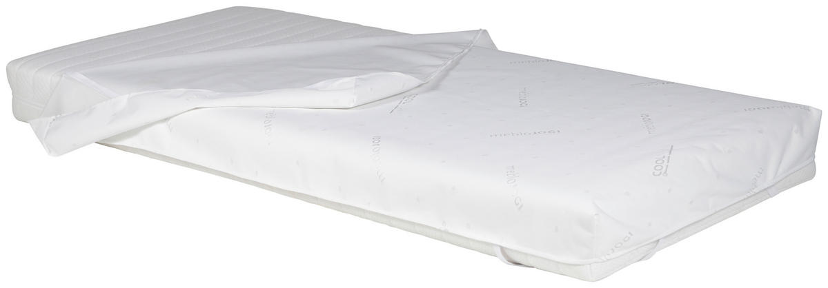 POSTELJNI NADVLOŽEK - bela, Design, tekstil (90/200cm) - Meblojogi