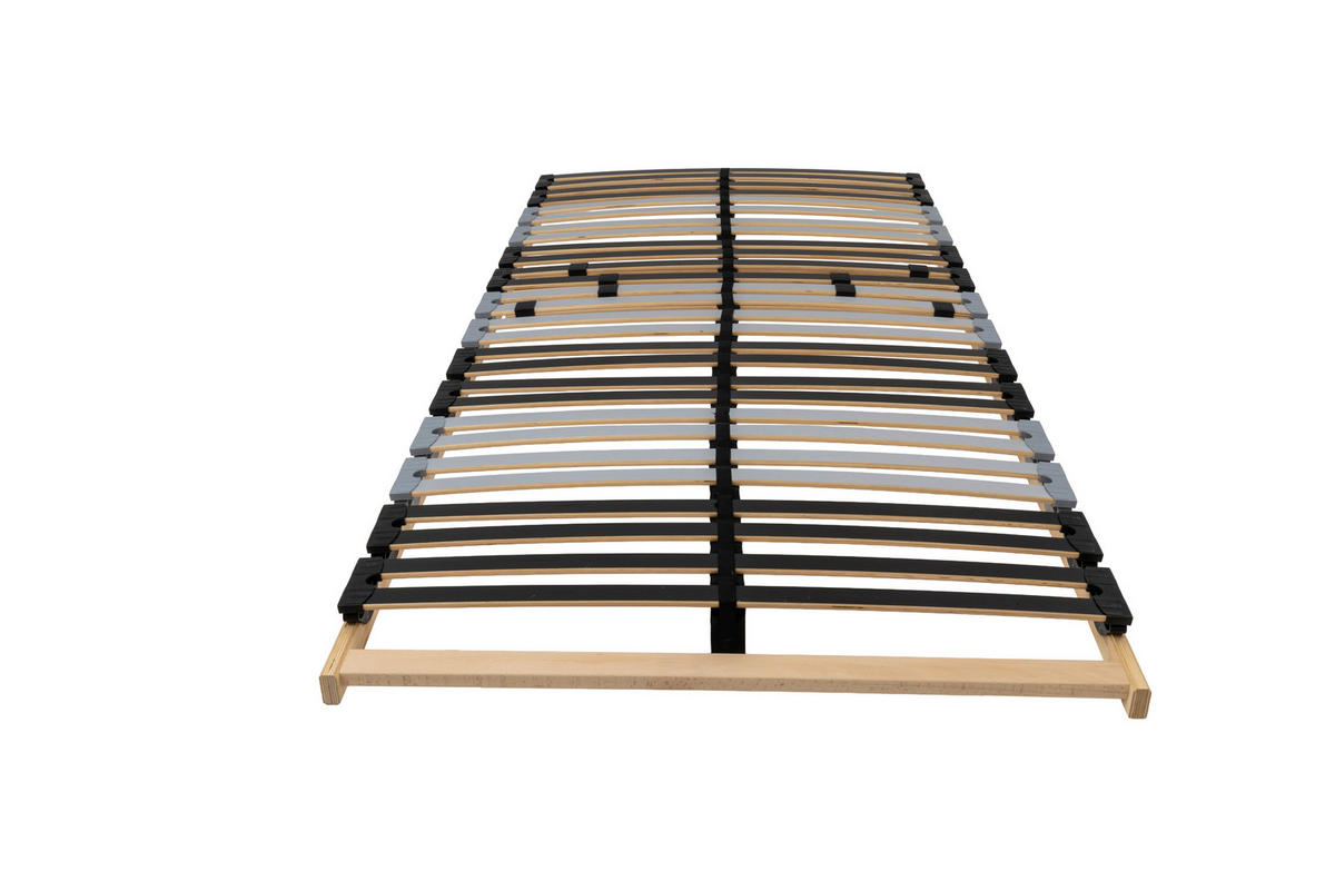 LATTENROST 90/200 cm Birke  - Anthrazit/Silberfarben, Basics, Holz (90/200cm) - MID.YOU