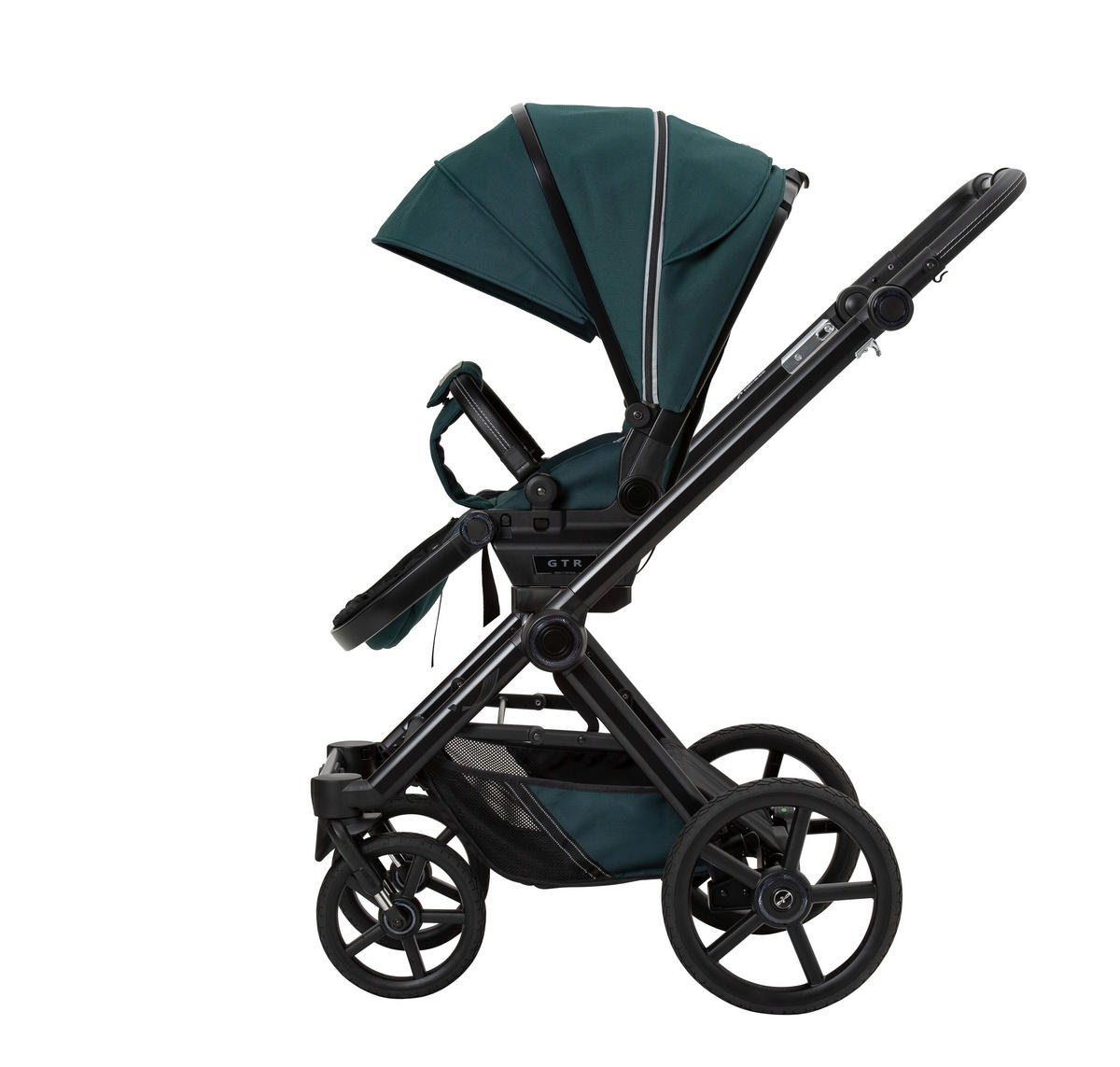 KINDERWAGENSET Outdoor Activity  - Dunkelgrün, Basics, Textil (58/116/96cm) - Hartan