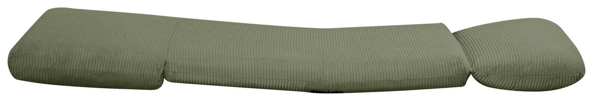 SCHLAFSESSEL Cord Olivgrün    - Olivgrün, Design, Textil/Metall (82/58/78cm) - Livetastic