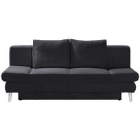 SCHLAFSOFA in Cord Dunkelgrau  - Chromfarben/Dunkelgrau, Design, Textil/Metall (200/85/90cm) - Xora