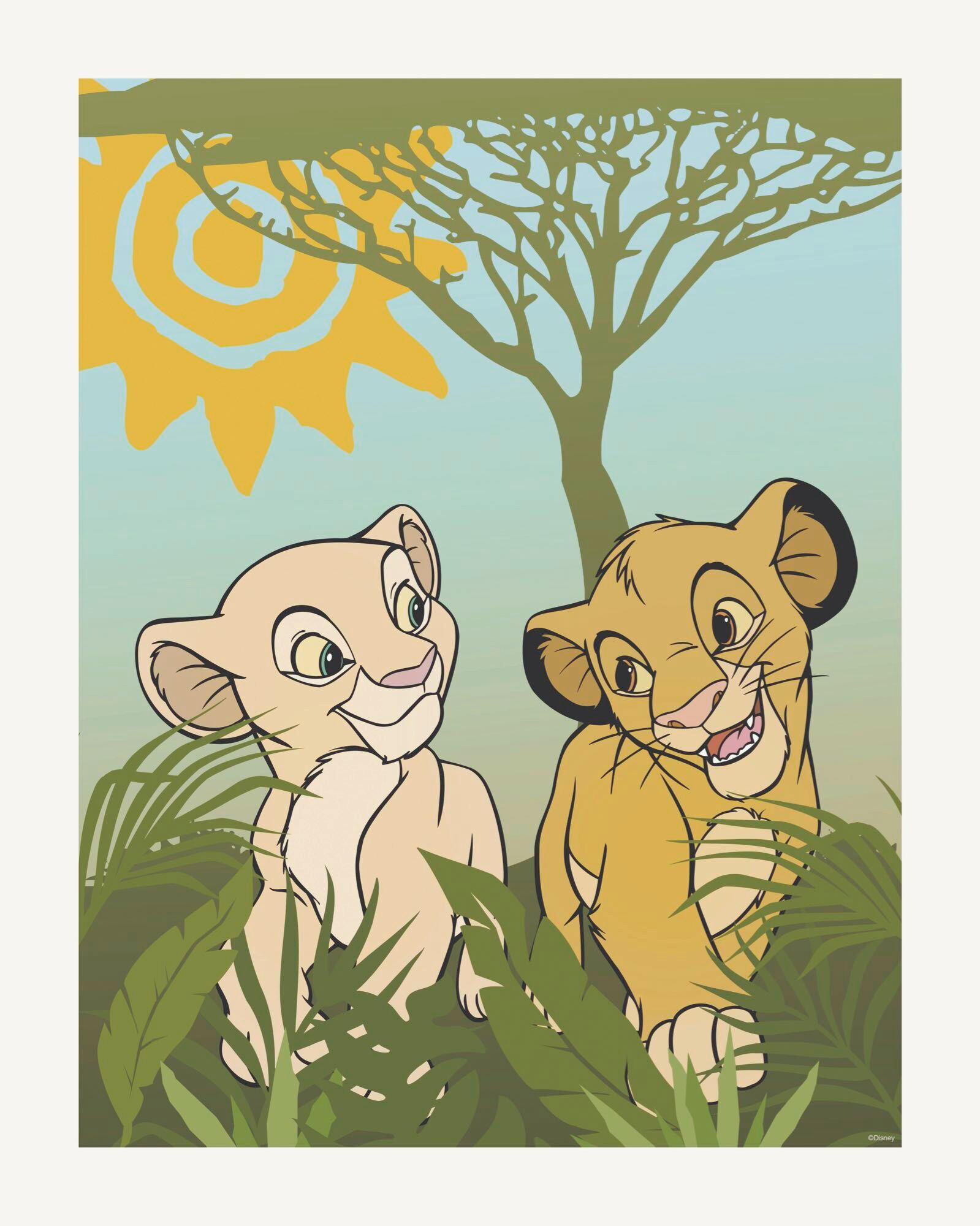 KINDERBILD - Grün, Basics, Papier (40/50cm) - Disney