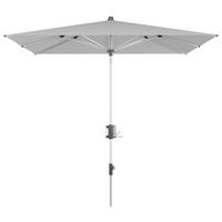 SONNENSCHIRM 240 cm Hellgrau  - Hellgrau/Alufarben, Basics, Textil/Metall (240/224-257cm) - KNIRPS