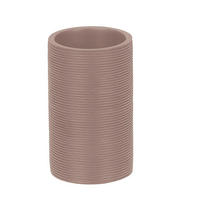 POHÁR NA ZUBNÉ KEFKY hnedá - Basics, plast (6,6/11cm) - Kleine Wolke