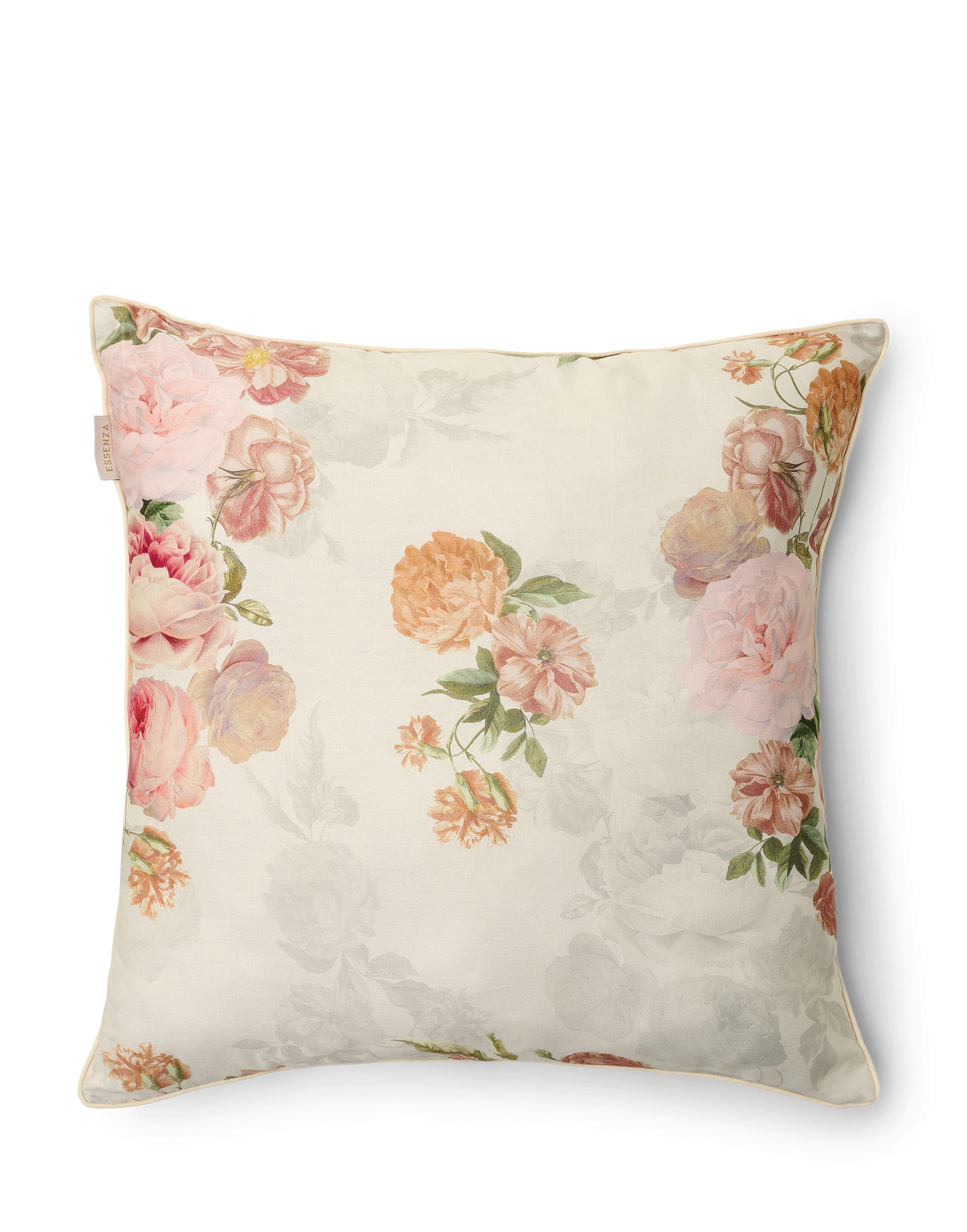 ZIERKISSEN 50/50 cm  - Creme, KONVENTIONELL, Naturmaterialien (50/50cm) - Essenza