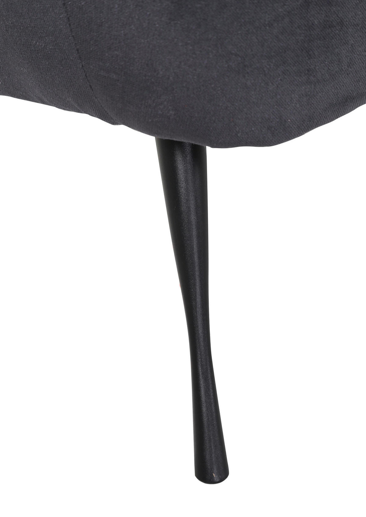 STOPPAD BÄNK i textil svart  - svart, Romantik / Lanthus, metall/textil (170/86/77cm) - Landscape