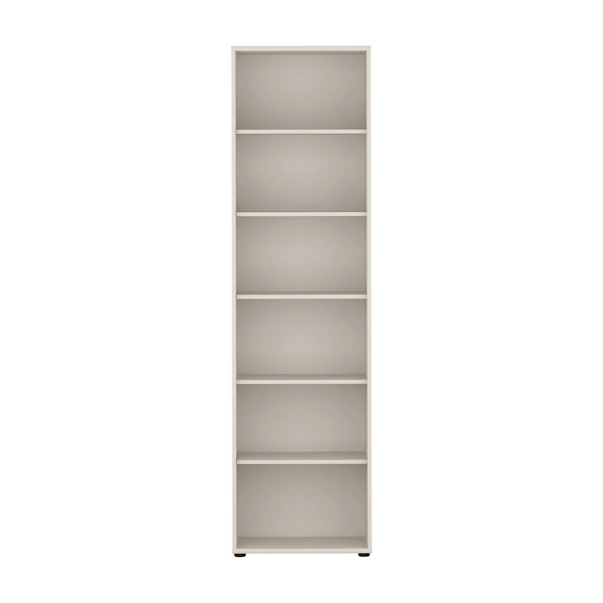 REGAL Sandfarben  - Sandfarben/Schwarz, Design, Holzwerkstoff/Kunststoff (54/197,5/34,8cm)