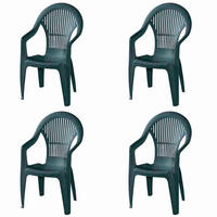 STAPELSESSEL Grün  - Grün, KONVENTIONELL, Kunststoff (54/93/57cm) - Siena Garden