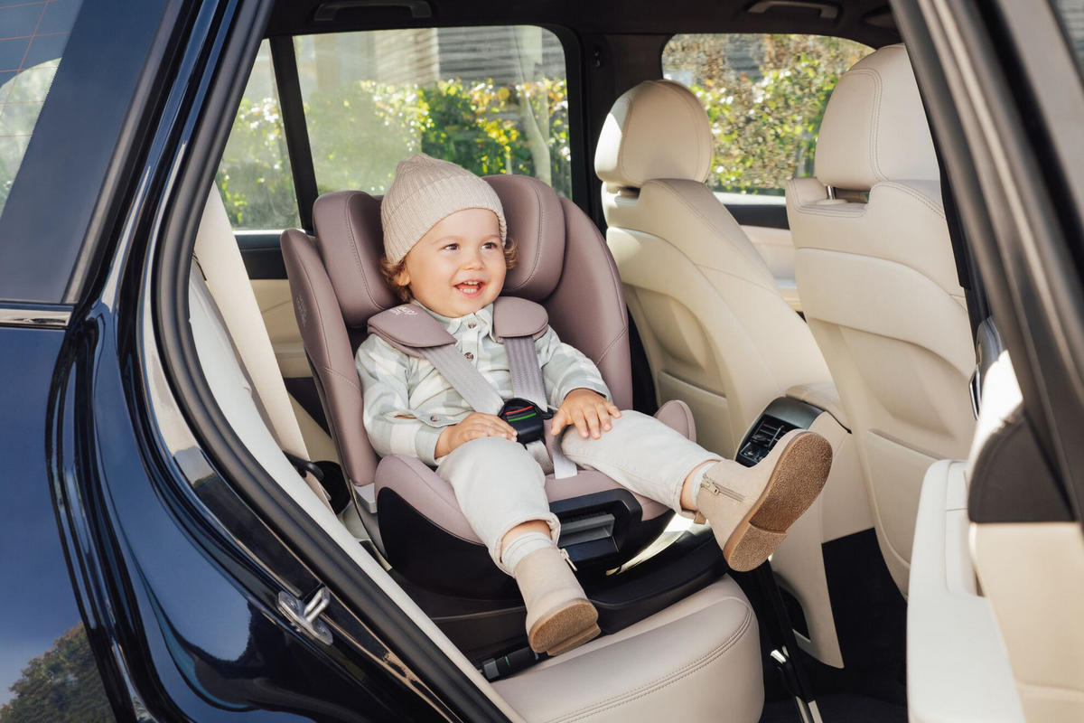 REBOARDER-KINDERSITZ Swivel  - Dunkelgrau, Basics, Kunststoff/Textil (56/44/57cm) - Britax Römer