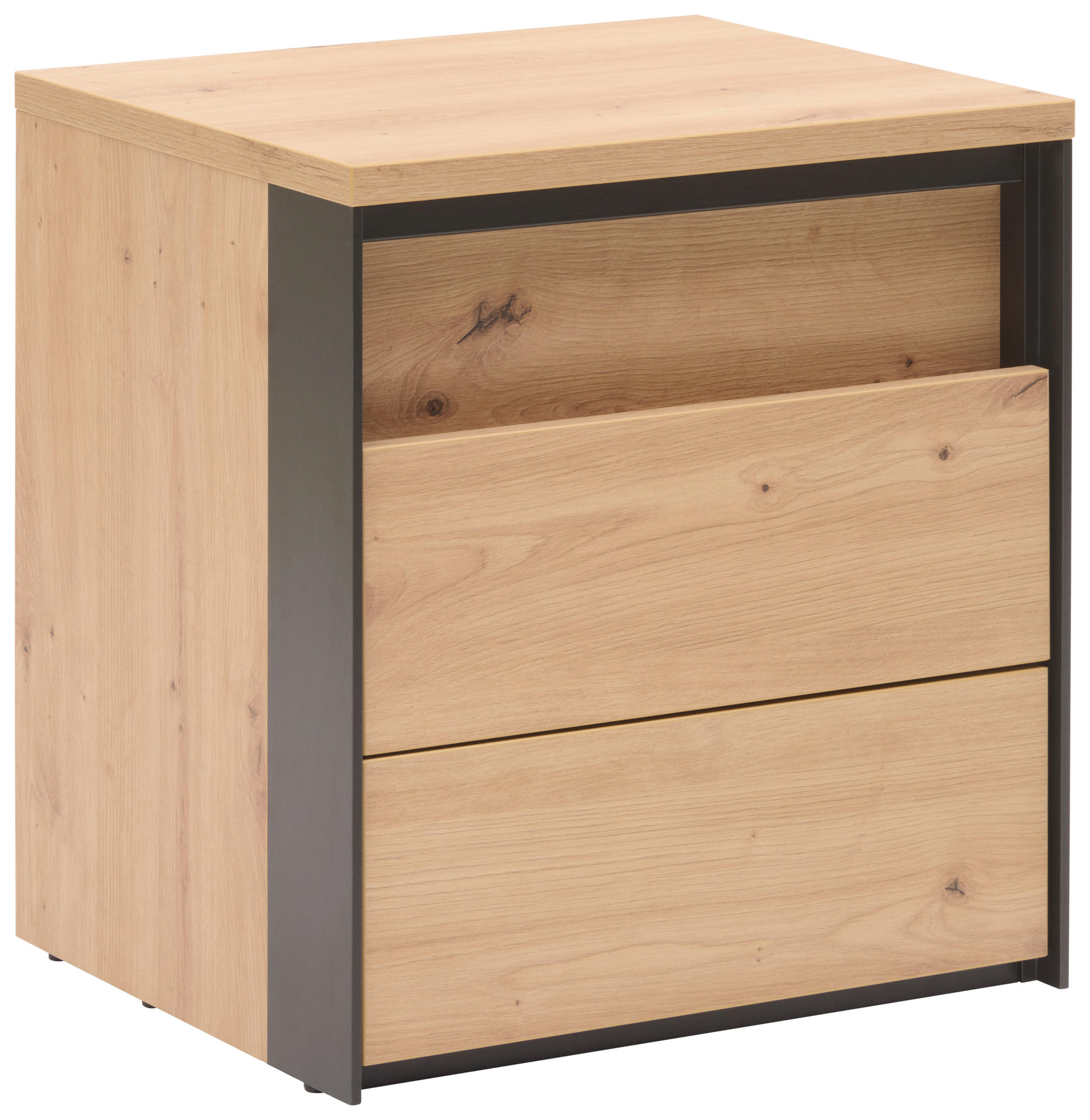 Voleo NOČNÍ STOLEK černá, dub artisan