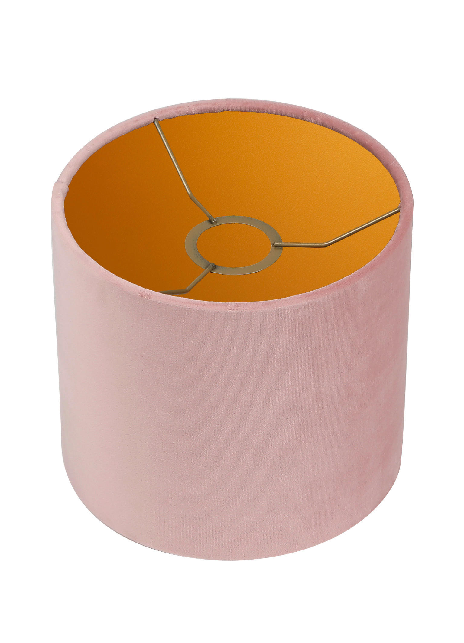 LEUCHTENSCHIRM Velour 20/18 cm   - Rosa, Basics, Textil/Metall (20/18cm)