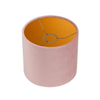 LEUCHTENSCHIRM 25/23 cm   - Rosa, Basics, Textil/Metall (25/23cm)