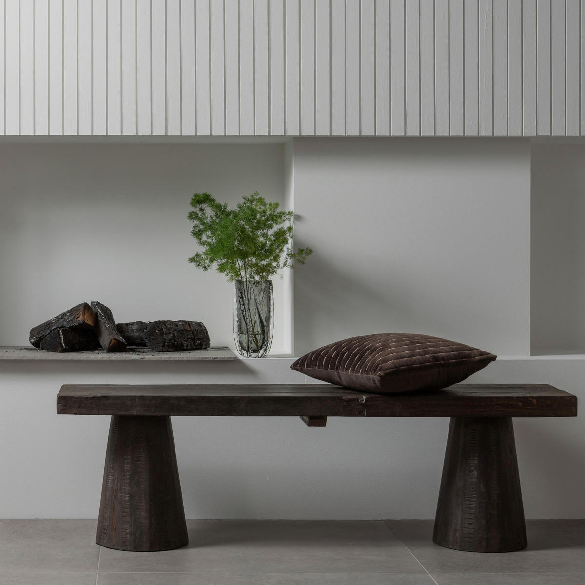 SITZBANK 150/45/30 cm Dunkelbraun Mangoholz vollmassiv  - Dunkelbraun, Design, Holz (150/45/30cm) - Livetastic