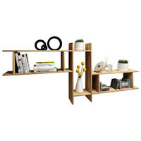 WANDREGALSET  - Honigeiche, Design, Holzwerkstoff (21/152/14cm) - MID.YOU