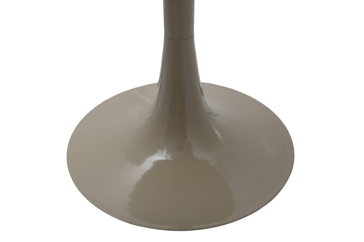 ODKLÁDACÍ STOLEK, krémová, šedohnědá - krémová/šedohnědá, Trend, kov (51/51/52cm)