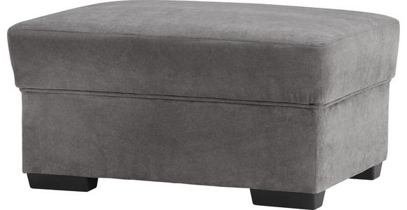 WOHNLANDSCHAFT inkl.Funktionen Hellgrau Webstoff - Dunkelbraun/Hellgrau, Design, Kunststoff/Textil (166/258cm) - Cantus